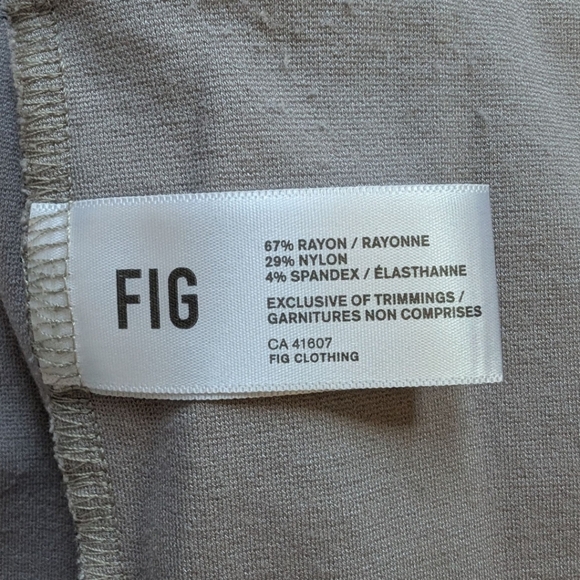 Fig Trailhead Blazer Career Effortless Professional Mature Women M Grey Pockets - Picture 11 of 14